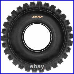 Set of 4, 20x7-8 & 22x10-10 Replacement ATV UTV 6 Ply Tires A027 by SunF
