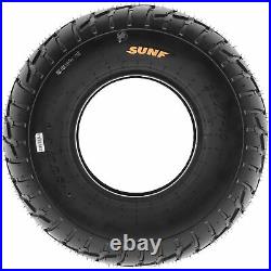Set of 4, 20x7-8 & 22x10-8 Replacement ATV UTV 6 Ply Tires A021 by SunF