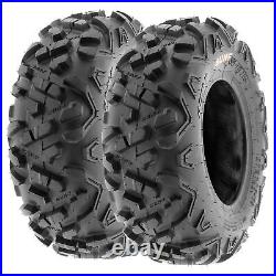 Set of 4, 21x7-10 & 22x10-10 Replacement ATV UTV 6 Ply Tires A051 by SunF