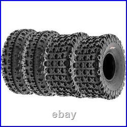 Set of 4, 21x7-10 & 22x10-9 Replacement ATV UTV 6 Ply Tires A027 by SunF