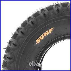 Set of 4, 21x7-10 & 22x11-10 Replacement ATV UTV 4 Ply Tires G003 by SunF