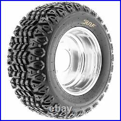 Set of 4, 21x7-10 & 22x11-10 Replacement ATV UTV 4 Ply Tires G003 by SunF