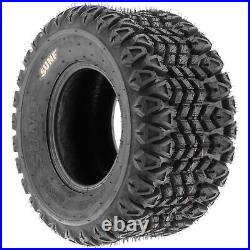 Set of 4, 21x7-10 & 22x11-10 Replacement ATV UTV Tires 4 Ply G003 by SunF