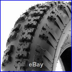 Set of 4, 21x7-10 & 22x11-9 Replacement ATV UTV 6 Ply Tires A031 by SunF