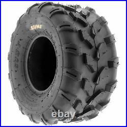 Set of 4, 21x7-8 & 19x9.5-8 Replacement ATV UTV 6 Ply Tires A003 by SunF