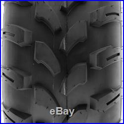 Set of 4, 21x7-8 & 20x10-8 Replacement ATV UTV 6 Ply Tires A003 by SunF