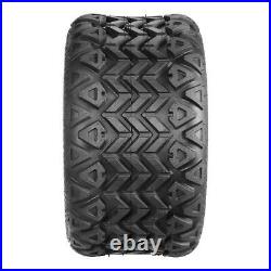 Set of 4 22x11-12 4 Ply Tubeless Turf Tires, Golf ATV UTV Wheel Tires P3026