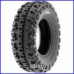 Set of 4, 22x7-10 & 20x10-10 Replacement ATV UTV 6 Ply Tires A027 by SunF