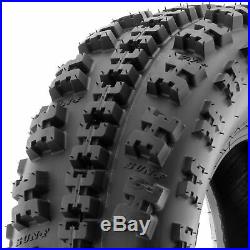 Set of 4, 22x7-10 & 22x10-10 Replacement ATV UTV 6 Ply Tires A027 by SunF