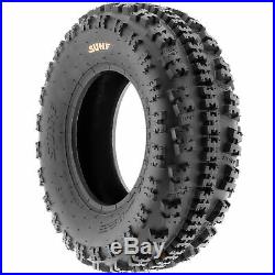 Set of 4, 22x7-10 & 22x10-9 Replacement ATV UTV 6 Ply Tires A027 by SunF