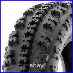 Set of 4, 23x7-10 & 20x10-9 Replacement ATV UTV 6 Ply Tires A027 by SunF