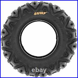 Set of 4, 23x8-11 & 24x8-11 Replacement ATV UTV SxS 6 Ply Tires A033 by SunF