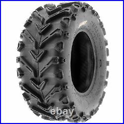 Set of 4, 24x8-12 & 24x10-11 Replacement ATV UTV 6 Ply Tires A041 by SunF