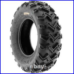 Set of 4, 24x8-12 & 24x11-10 Replacement ATV UTV 6 Ply Tires A001 by SunF
