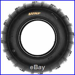 Set of 4, 25x10-12 & 25x11-12 Replacement ATV UTV 6 Ply Tires A010 by SunF