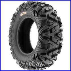 Set of 4, 25x8-11 & 25x10-12 Replacement ATV UTV SxS Tires 6 Ply A033 by SunF