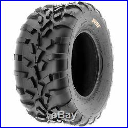 Set of 4, 25x8-12 & 25x10-12 Replacement ATV UTV 6 Ply Tires A010 by SunF