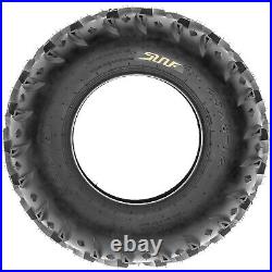 Set of 4, 25x8-12 & 25x10-12 Replacement ATV UTV 6 Ply Tires A024-1 by SunF