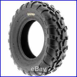 Set of 4, 25x8-12 & 25x11-10 Replacement ATV UTV 6 Ply Tires A010 by SunF
