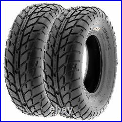 Set of 4, 25x8-12 & 25x11-12 Replacement ATV UTV 6 Ply Tires A021 by SunF