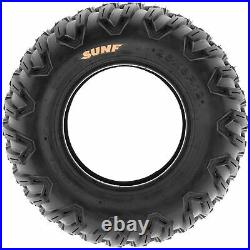 Set of 4, 25x8R12 & 25x10R12 Replacement ATV UTV 6 Ply Tires A043 by SunF
