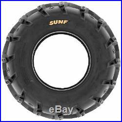Set of 4, 26x9-12 & 26x11-12 Replacement ATV UTV 6 Ply Tires A050 by SunF