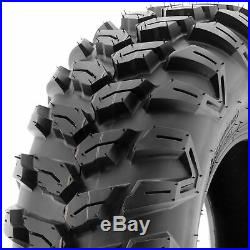 Set of 4, 26x9R12 & 26x11R12 Replacement ATV UTV 6 Ply Tires A043 by SunF
