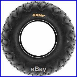 Set of 4, 26x9R12 & 26x11R12 Replacement ATV UTV 6 Ply Tires A043 by SunF