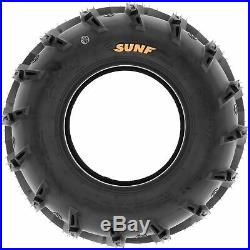 Set of 4, 27x9-14 & 27x11-14 Replacement ATV UTV 6 Ply Tires A050 by SunF