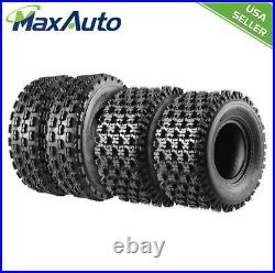 Set of 4 ATV Tires 22X7-10 Front & 20X10-9 Rear for Yamaha for Honda TRX250R