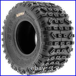 Set of 4, SunF 21x6-10 Front & 18x10-8 Rear Replacement ATV UTV Tires 6 Ply A035