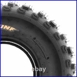 SunF 18x10.5-9 ATV UTV Tires 18x10.5x9 Race Replacement 6 PR A005 Set of 2