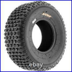 SunF 19x7-8 & 18x9.5-8 ATV UTV 2 PR Replacement SxS Tires A012 Bundle