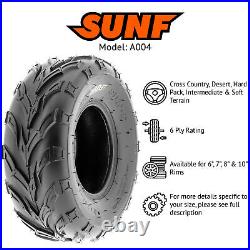 SunF 19x7-8 & 19x7x8 ATV UTV 6 PR 19 Replacement SxS Tires A004 Set of 4