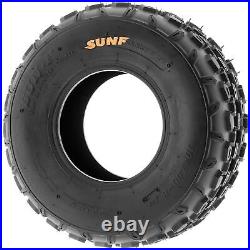 SunF 19x7-8 & 19x7x8 ATV UTV 6 Ply SxS Replacement 19 Tires A/T A015 Set of 4