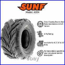 SunF 20x10-10 ATV UTV Tires 20x10x10 Sport Replacement 6 PR A004 Set of 2
