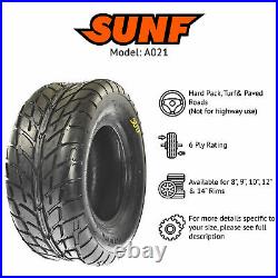 SunF 20x10-10 ATV UTV Tires 20x10x10 Sport Replacement 6 PR A021 Set of 2