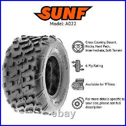 SunF 20x10-9 & 20x10x9 ATV UTV 6 Ply SxS Replacement 20 Tires A022 Set of 4