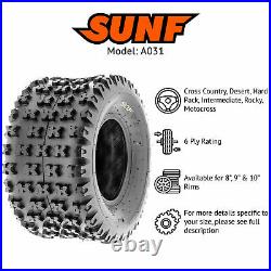 SunF 20x11-9 ATV UTV Tires 20x11x9 Race Replacement 6 PR A031 Set of 2