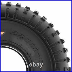 SunF 22x11-8 & 22x11x8 ATV UTV 6 Ply SxS Replacement 22 Tires A011 Set of 4
