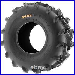 SunF 22x11-9 & 22x11x9 ATV UTV 6 Ply SxS Replacement 22 Tires A024 Set of 4