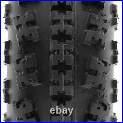 SunF 22x7-11 & 20x10-10 ATV UTV 6 PR Replacement SxS Tires A027 Bundle
