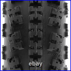 SunF 22x7-11 & 22x7x11 ATV UTV 6 Ply SxS Replacement 22 Tires A027 Set of 4