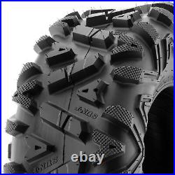 SunF 24x8-11 & 24x11-10 Replacement ATV UTV SxS Tires 6 Ply A033 Set of 4