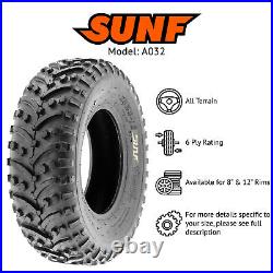 SunF 25x10-12 & 25x10x12 ATV UTV 6 Ply SxS Replacement 25 Tires A032 Set of 4