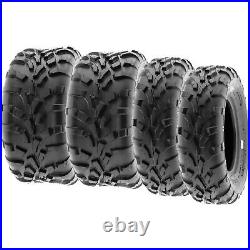 SunF 25x8-12 & 25x11-10 ATV UTV 6 PR Replacement SxS Tires A010 Bundle
