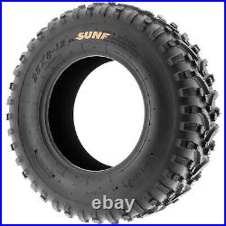 SunF 25x8-12 & 25x8x12 ATV UTV 6 Ply SxS Replacement 25 Tires A032 Set of 4