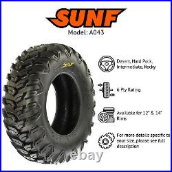 SunF 26x9R12 & 26x9x12 ATV UTV 6 Ply SxS Replacement 26 Tires A043 Set of 4