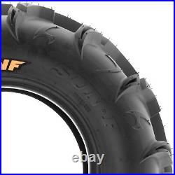 SunF 27x9-12 ATV UTV Tires 27x9x12 Mud Replacement 6 PR A048 Set of 2