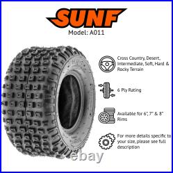 SunF A011 Replacement ATV UTV Tubeless Tire Set of 2